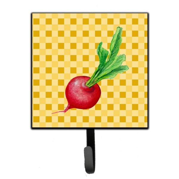 Carolines Treasures Radish on Basketweave Leash or Key Holder BB7210SH4 - main